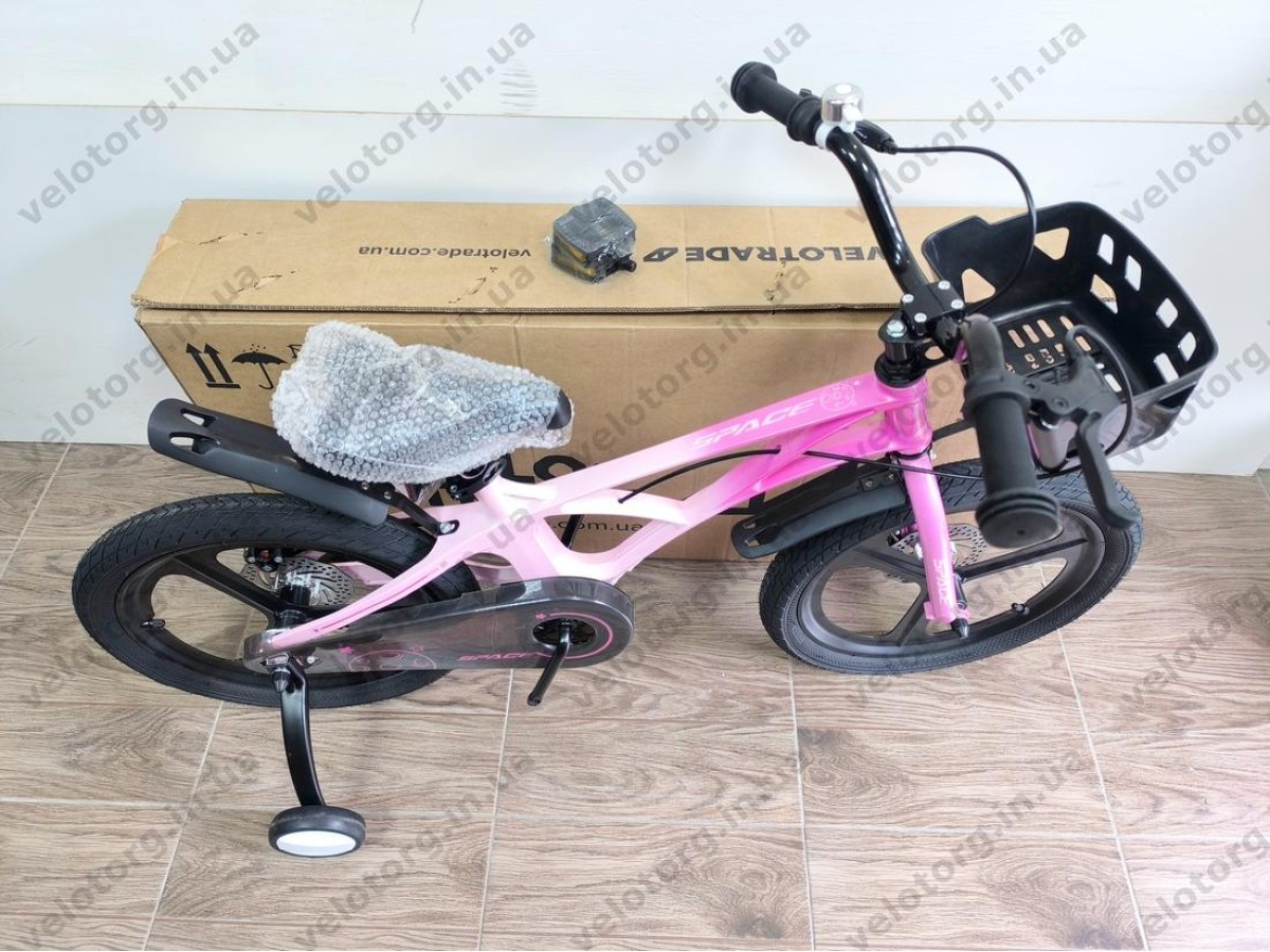Велосипед MG 18″ SPACE KID ANDROMEDA DD рама 10″ рожево-малиновий 2026 магнієвий