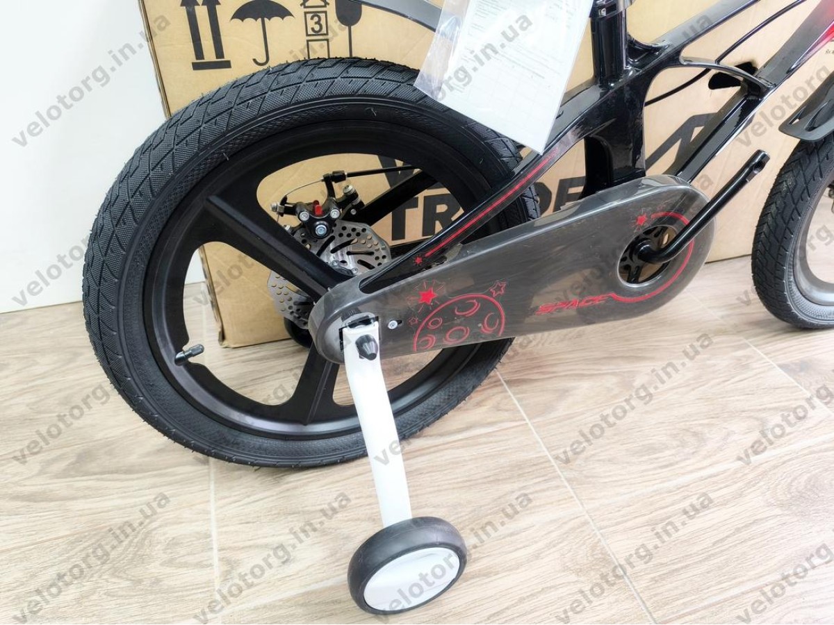 Велосипед MG 18" SPACE KID ANDROMEDA DD рама-10" червоно-чорний 2026 магнієвий