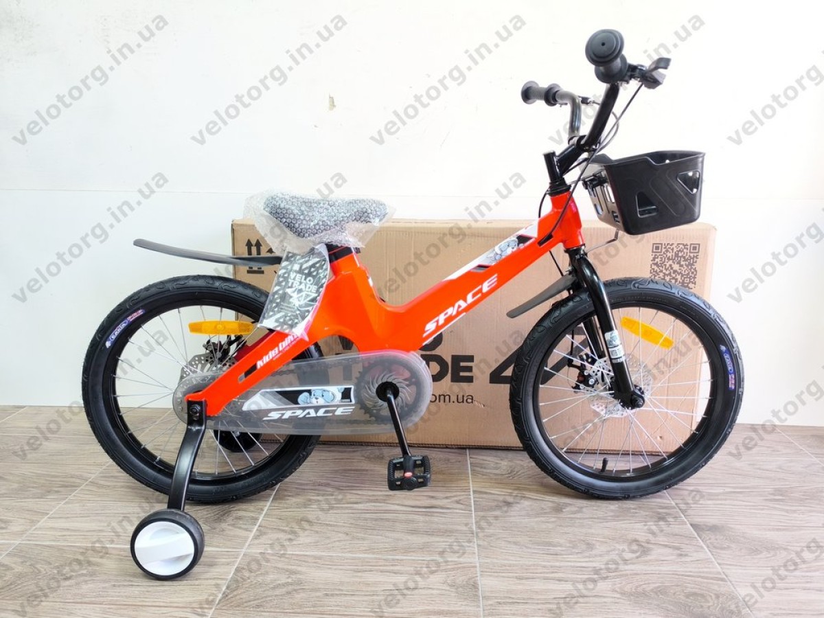 Велосипед MG 18″ SPACE KID MOON DD рама 10″ червоний 2025