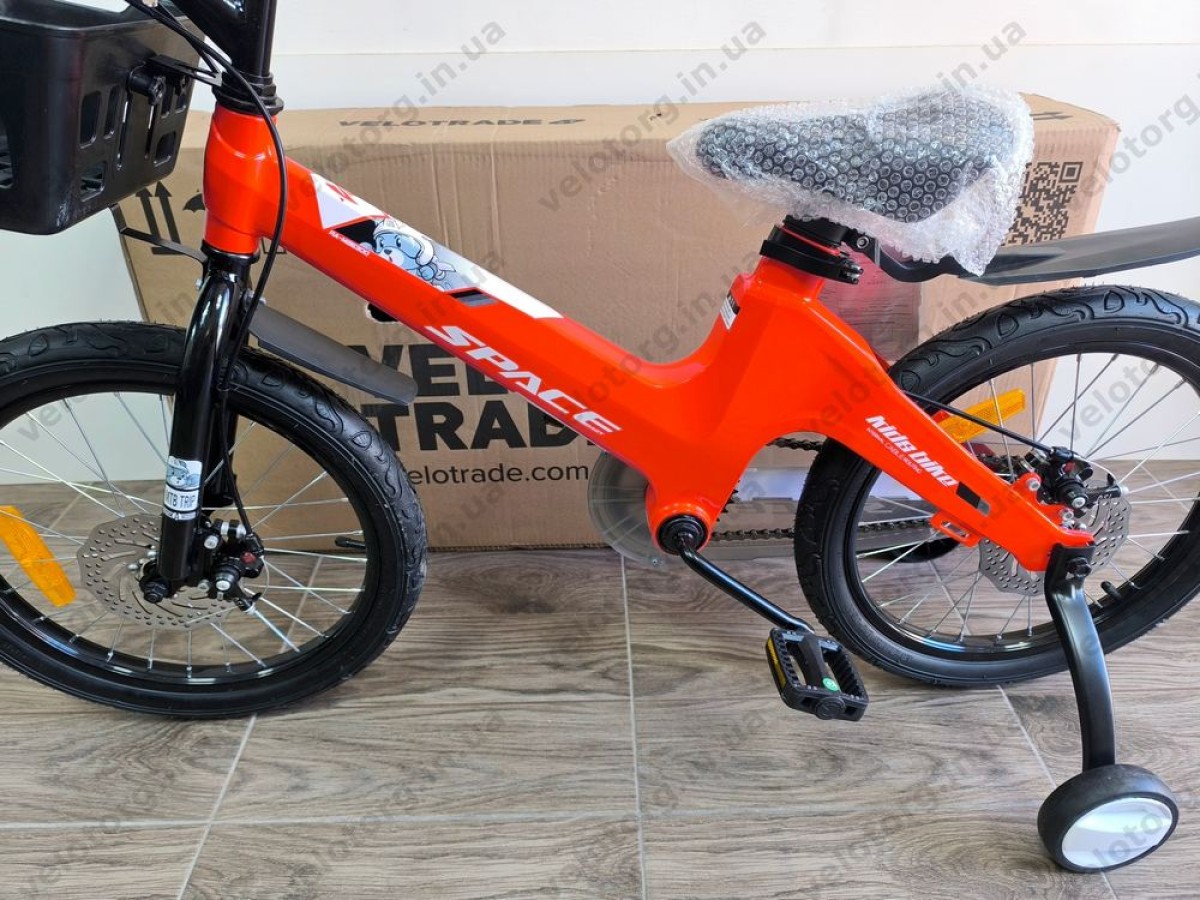 Велосипед MG 18″ SPACE KID MOON DD рама 10″ червоний 2025