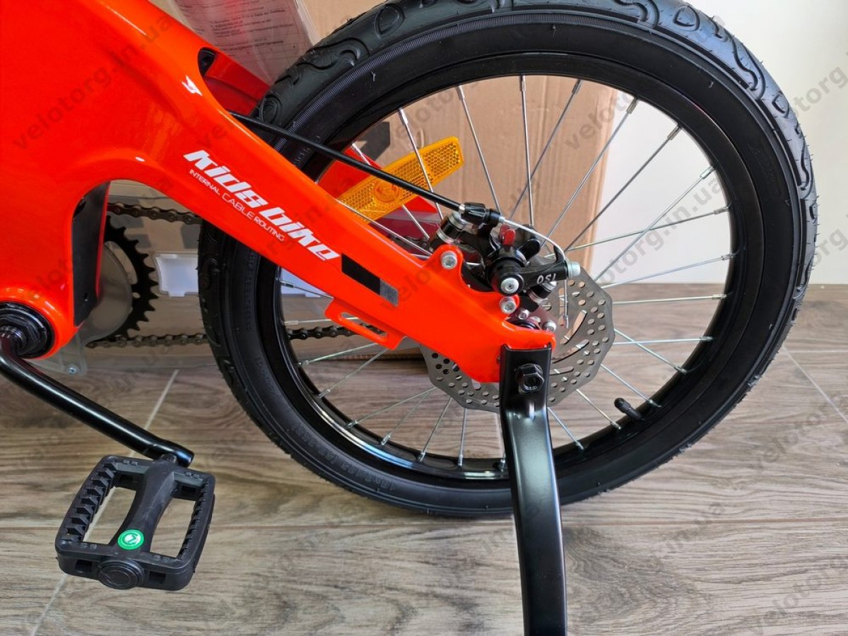 Велосипед MG 18″ SPACE KID MOON DD рама 10″ червоний 2025