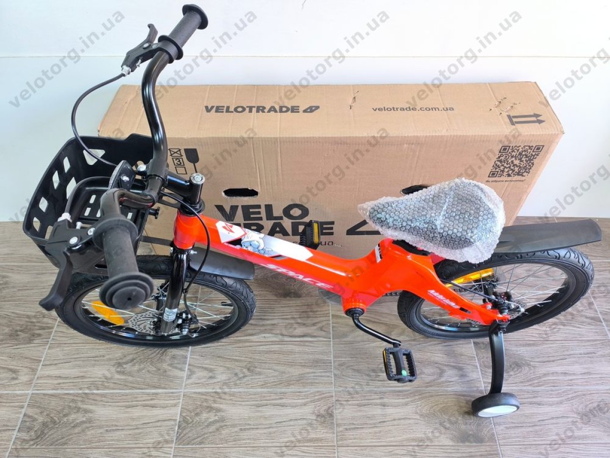 Велосипед MG 18″ SPACE KID MOON DD рама 10″ червоний 2025