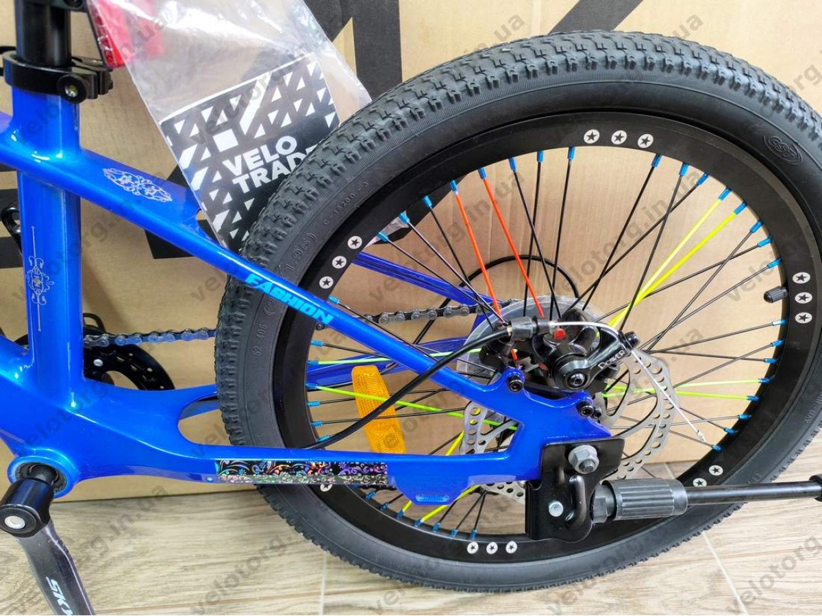 Велосипед SPACE KID ALIOTH 20″ 2025 рама 11″ синій магнієвий – дитячий MTB