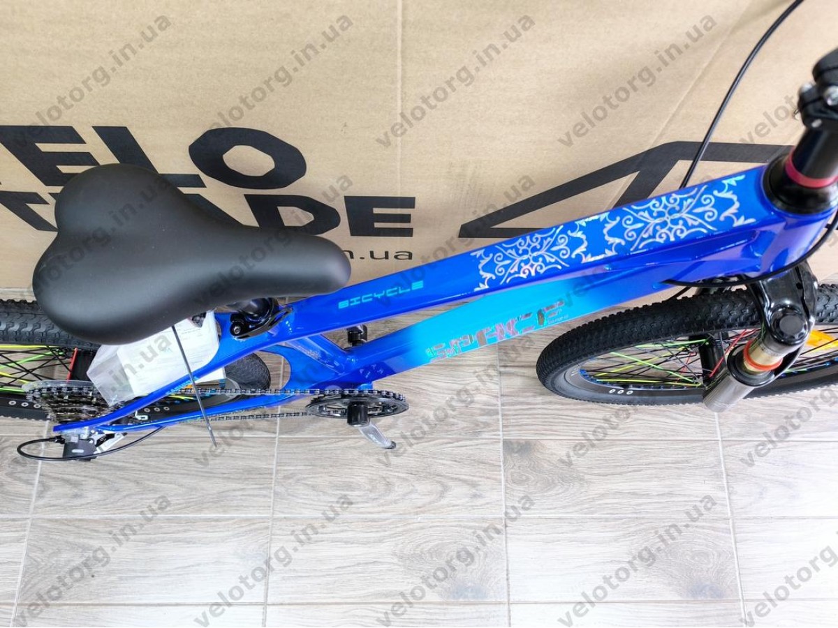 Велосипед SPACE KID ALIOTH 20″ 2025 рама 11″ синій магнієвий – дитячий MTB