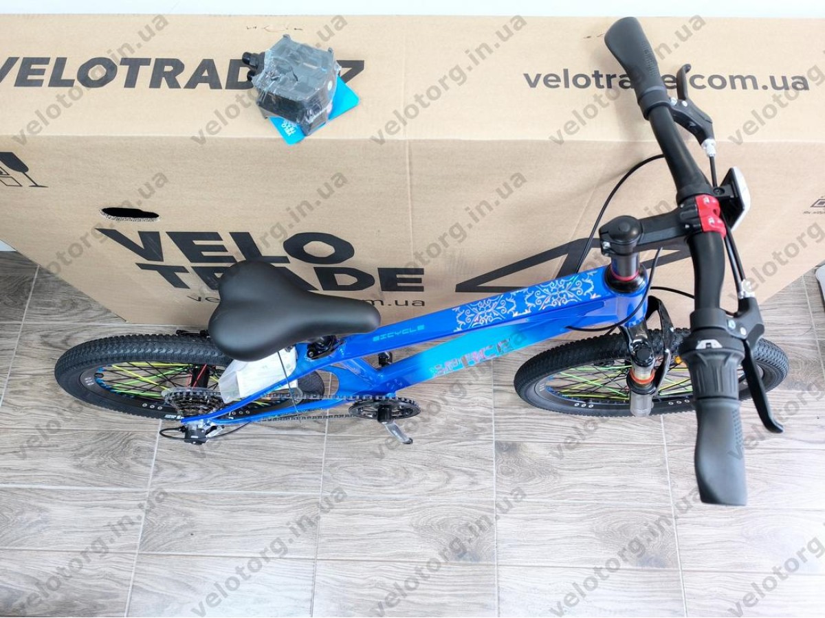 Велосипед SPACE KID ALIOTH 20″ 2025 рама 11″ синій магнієвий – дитячий MTB