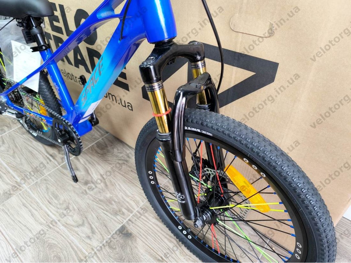 Велосипед SPACE KID ALIOTH 20″ 2025 рама 11″ синій магнієвий – дитячий MTB