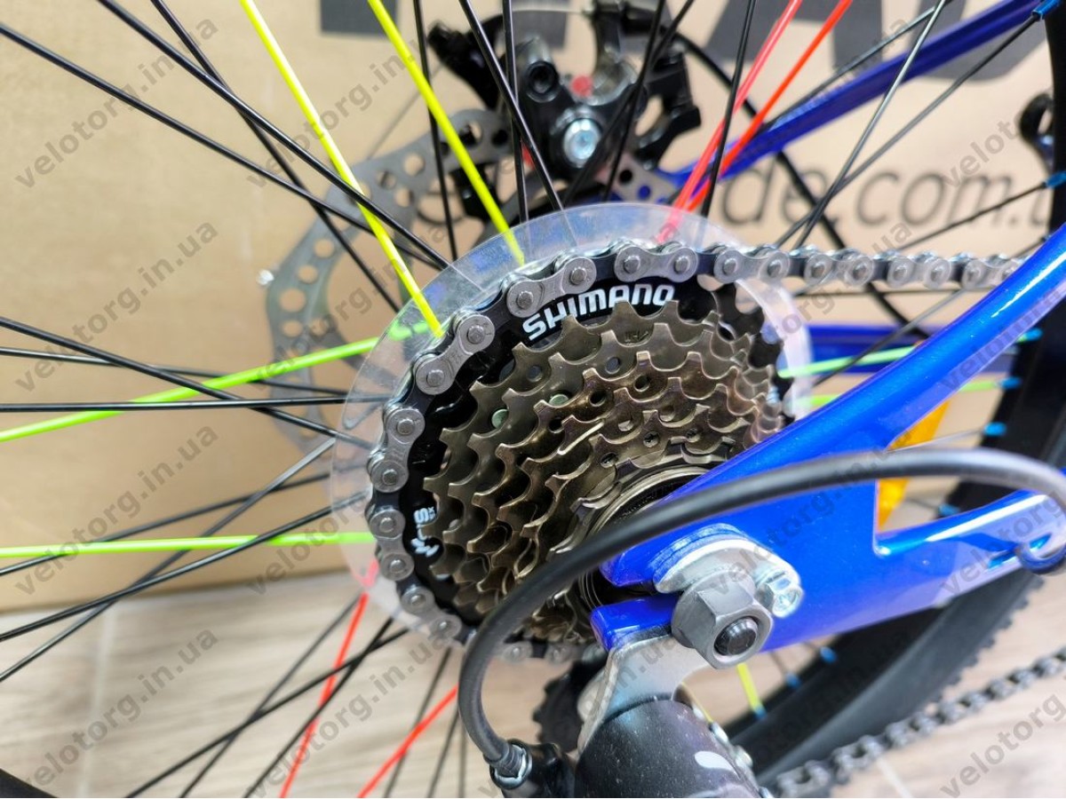 Велосипед SPACE KID ALIOTH 20″ 2025 рама 11″ синій магнієвий – дитячий MTB