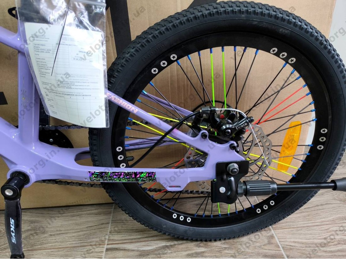 Велосипед SPACE KID ALIOTH 20″ 2025 рама 11″ фіолетовий магнієвий – дитячий MTB