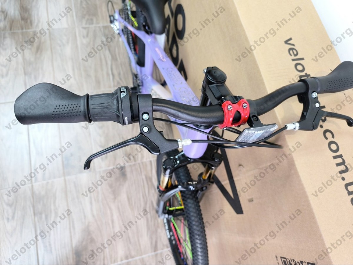 Велосипед SPACE KID ALIOTH 20″ 2025 рама 11″ фіолетовий магнієвий – дитячий MTB