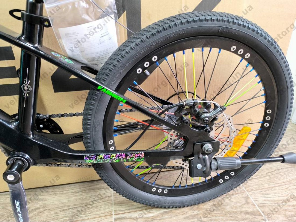 Велосипед SPACE KID ALIOTH 20″ 2025 рама 11″ чорний магнієвий – дитячий MTB