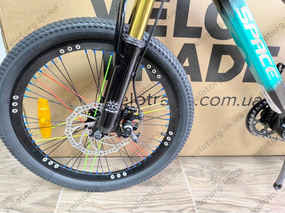 Велосипед SPACE KID ALIOTH 20″ 2025 рама 11″ чорний магнієвий – дитячий MTB