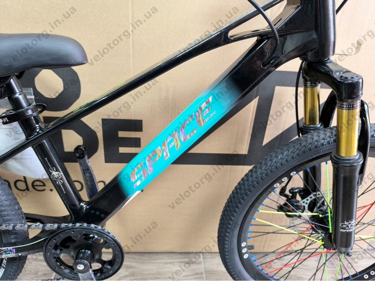 Велосипед SPACE KID ALIOTH 20″ 2025 рама 11″ чорний магнієвий – дитячий MTB