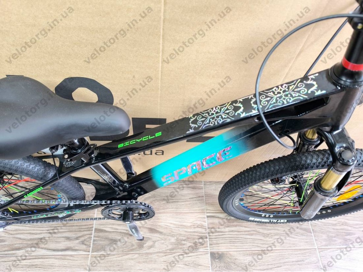 Велосипед SPACE KID ALIOTH 20″ 2025 рама 11″ чорний магнієвий – дитячий MTB