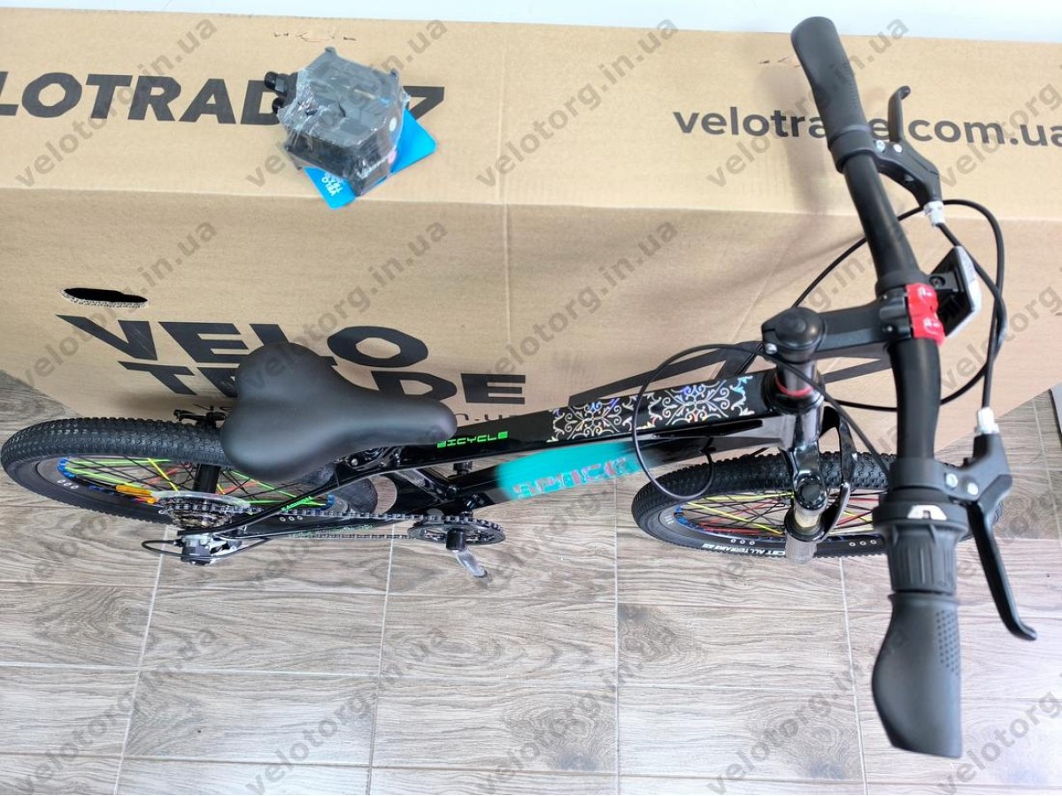 Велосипед SPACE KID ALIOTH 20″ 2025 рама 11″ чорний магнієвий – дитячий MTB