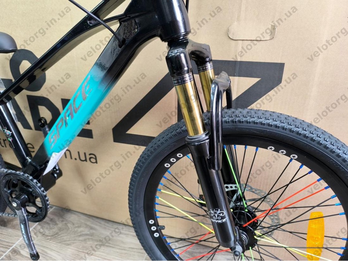 Велосипед SPACE KID ALIOTH 20″ 2025 рама 11″ чорний магнієвий – дитячий MTB
