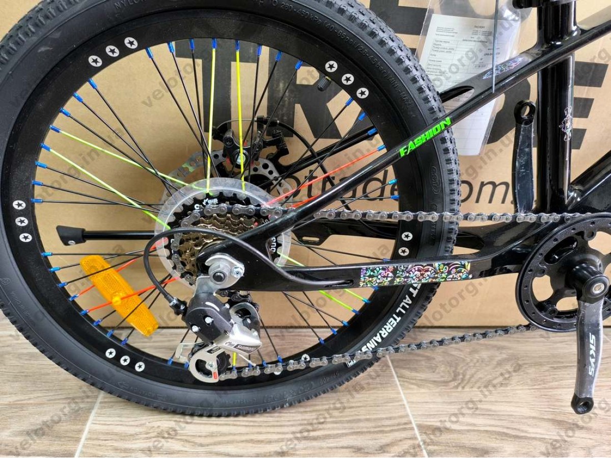 Велосипед SPACE KID ALIOTH 20″ 2025 рама 11″ чорний магнієвий – дитячий MTB