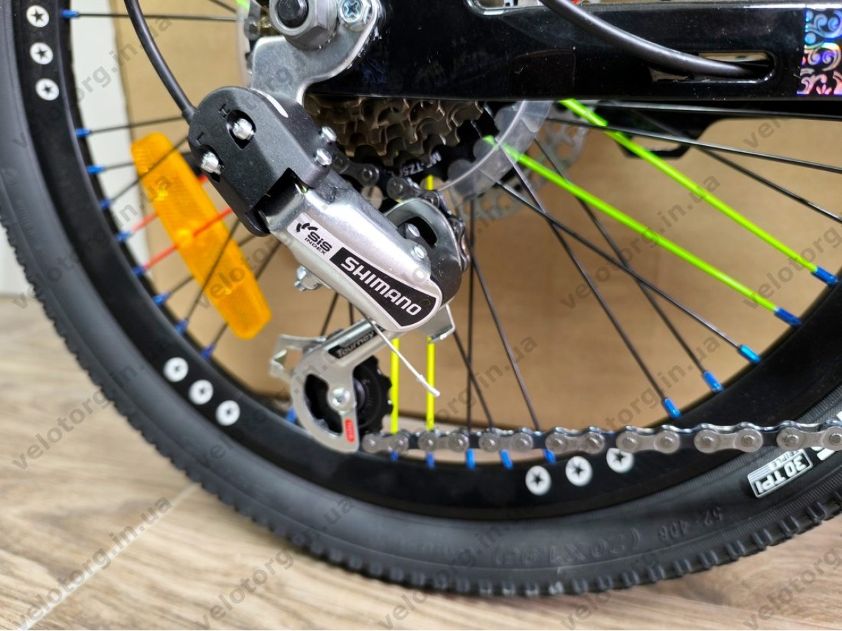 Велосипед SPACE KID ALIOTH 20″ 2025 рама 11″ чорний магнієвий – дитячий MTB