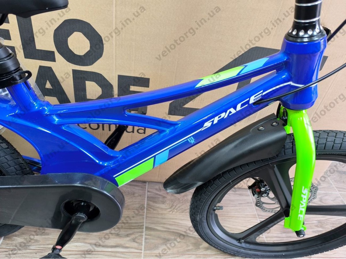 Велосипед MG 20″ SPACE KID STAR DD рама-11″ синій з зеленим 2026