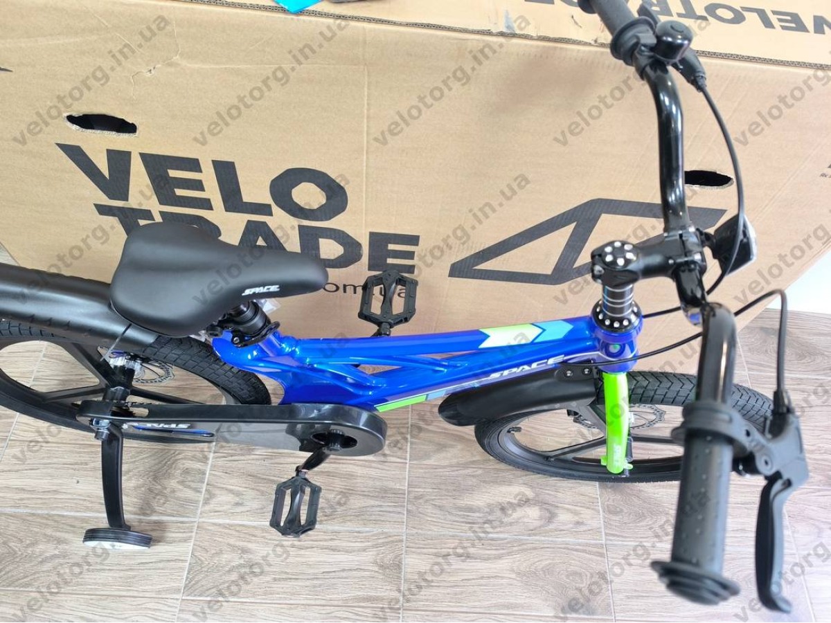 Велосипед MG 20″ SPACE KID STAR DD рама-11″ синій з зеленим 2026