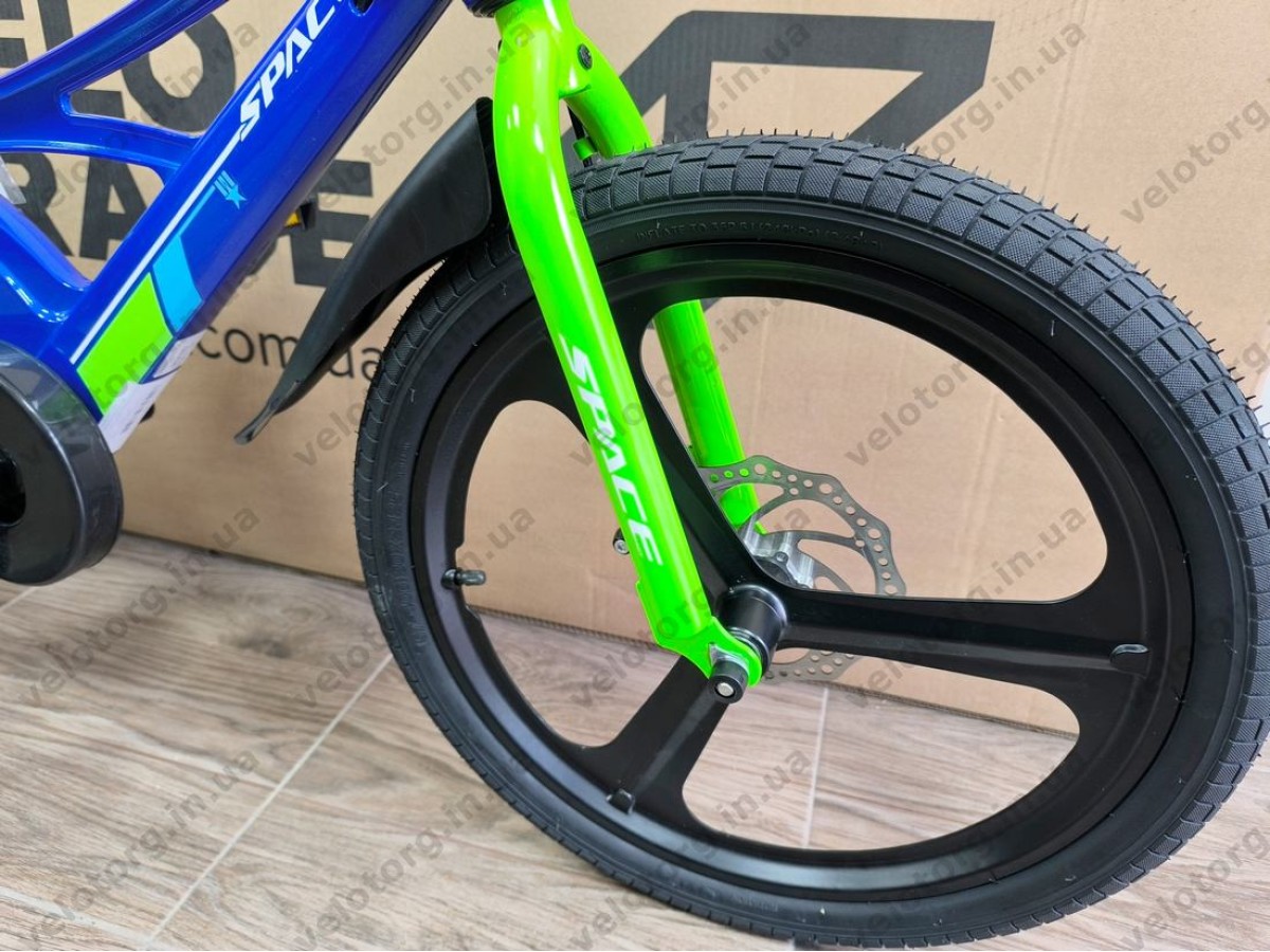 Велосипед MG 20″ SPACE KID STAR DD рама-11″ синій з зеленим 2026