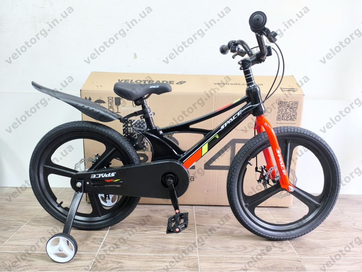 Велосипед MG 20″ SPACE KID STAR DD рама-11″ чорний з червоним 2026