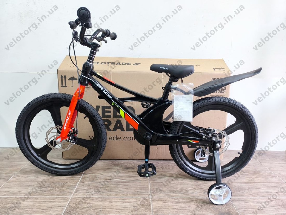 Велосипед MG 20″ SPACE KID STAR DD рама-11″ чорний з червоним 2026