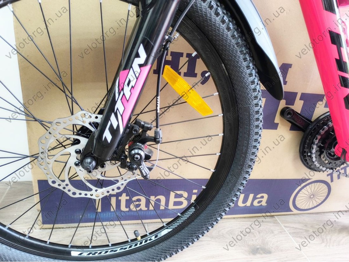 Велосипед Titan Apollo 24" Рама-11" pink-black