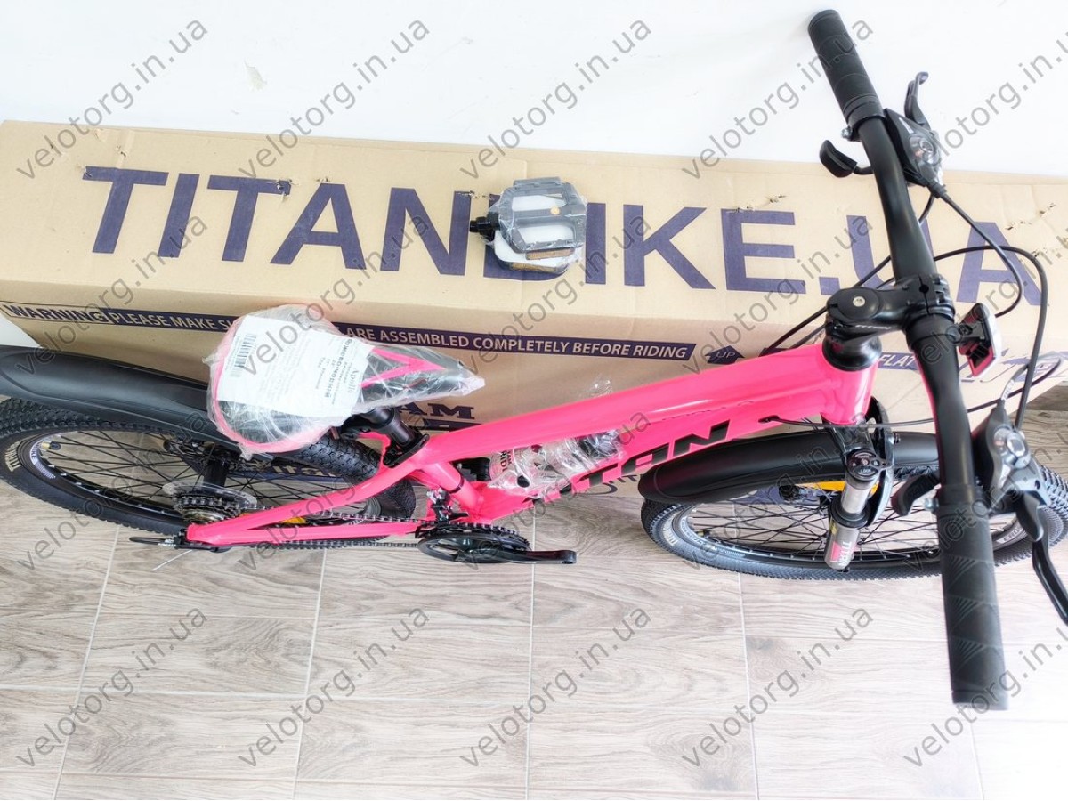 Велосипед Titan Apollo 24" Рама-11" pink-black