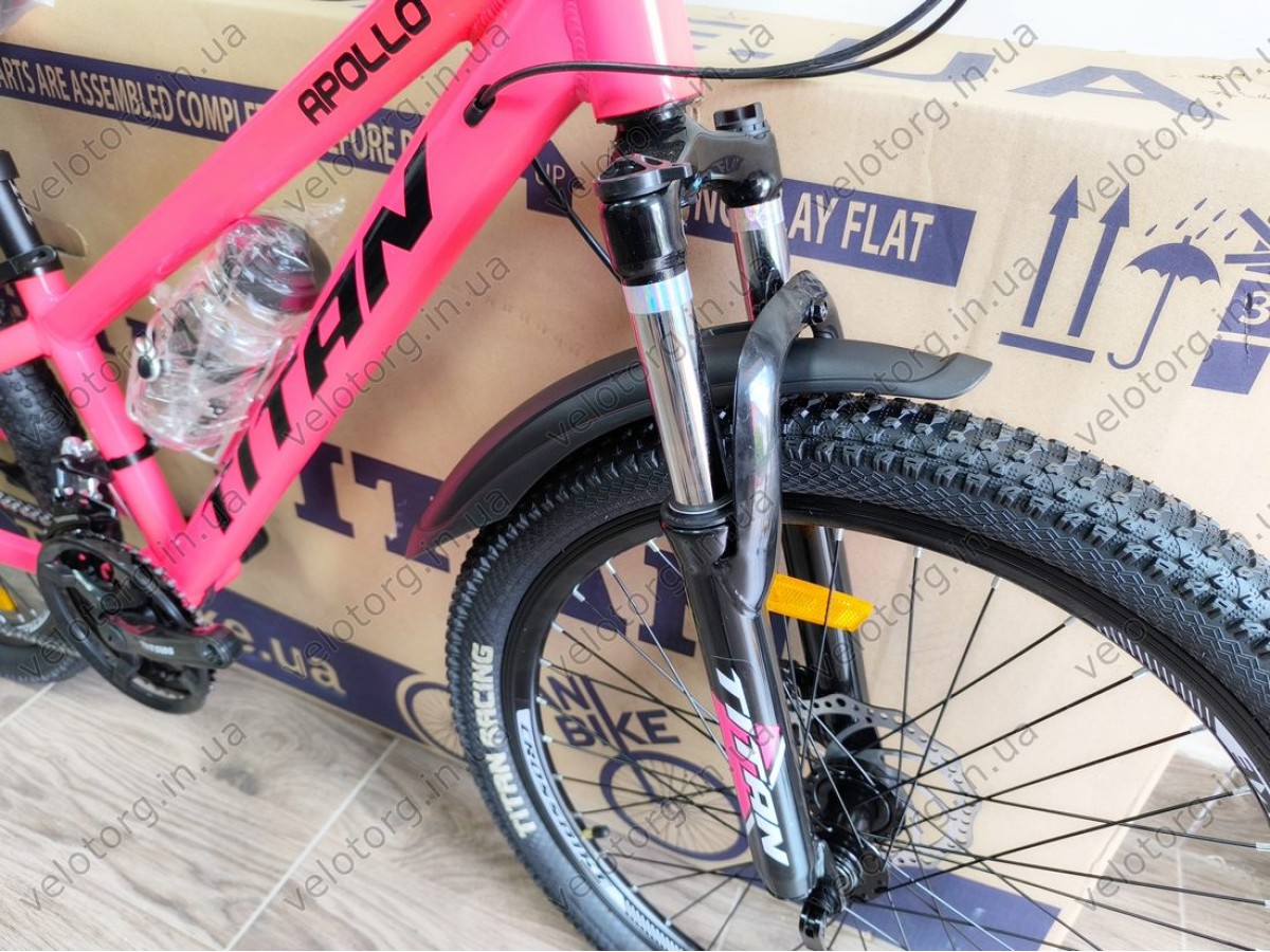 Велосипед Titan Apollo 24" Рама-11" pink-black