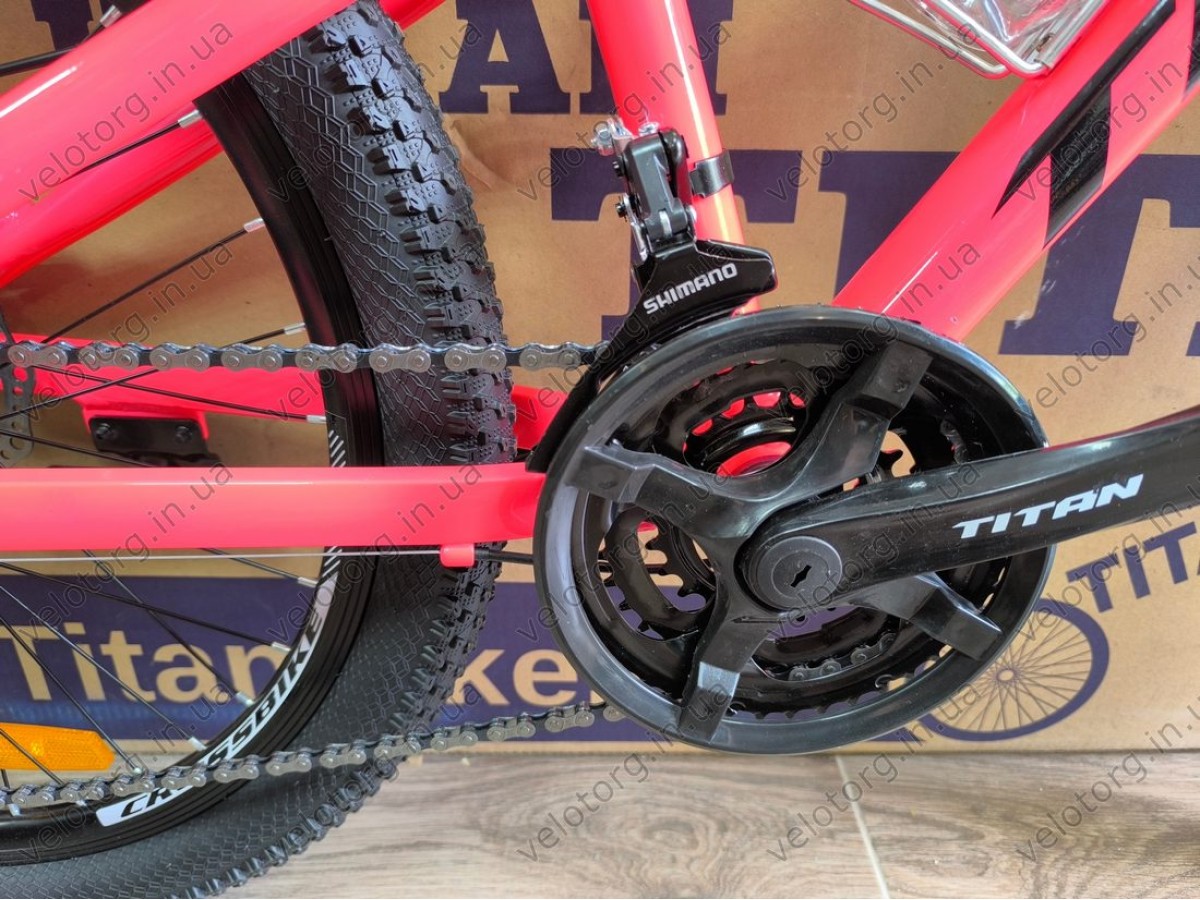 Велосипед Titan Apollo 24" Рама-11" pink-black
