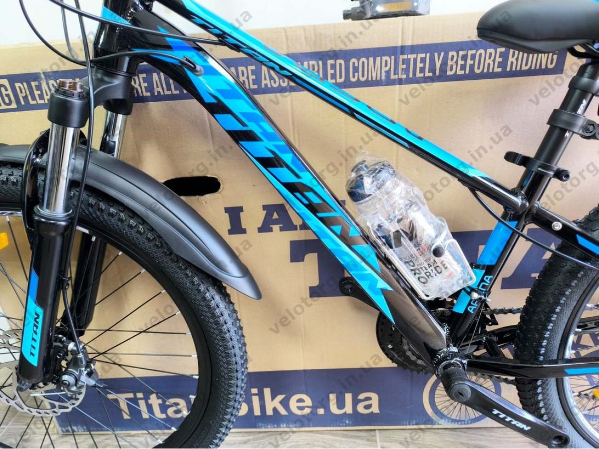 Велосипед Titan 24″ Arena 2025 рама 12″ black-blue