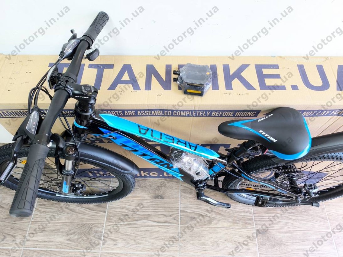Велосипед Titan 24″ Arena 2025 рама 12″ black-blue
