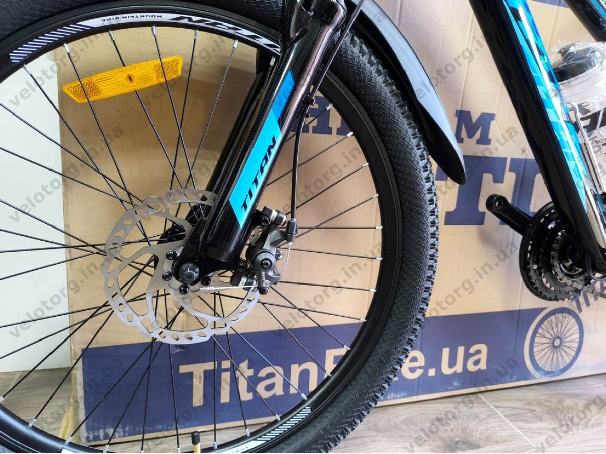 Велосипед Titan 24″ Arena 2025 рама 12″ black-blue