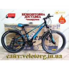 Велосипед Titan 24″ Arena 2025 рама 12″ black-blue