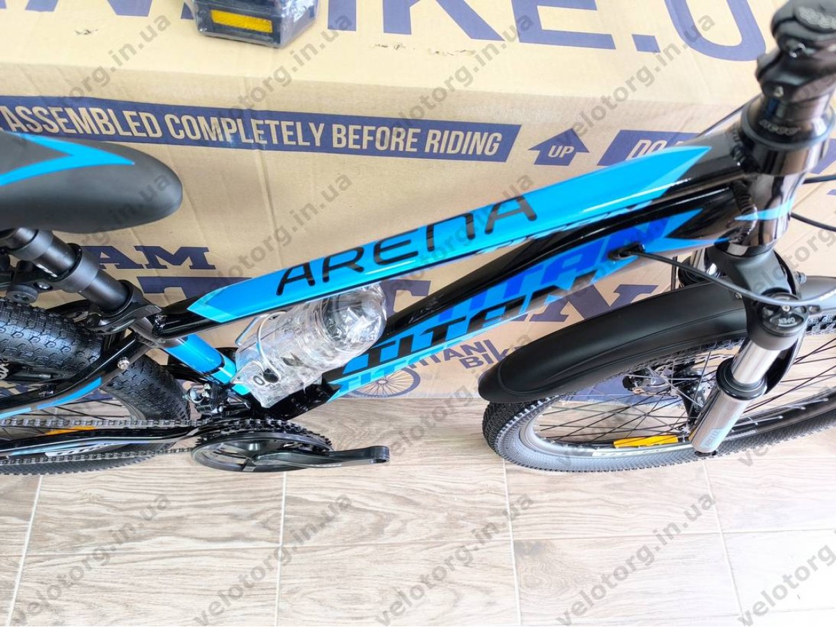 Велосипед Titan 24″ Arena 2025 рама 12″ black-blue