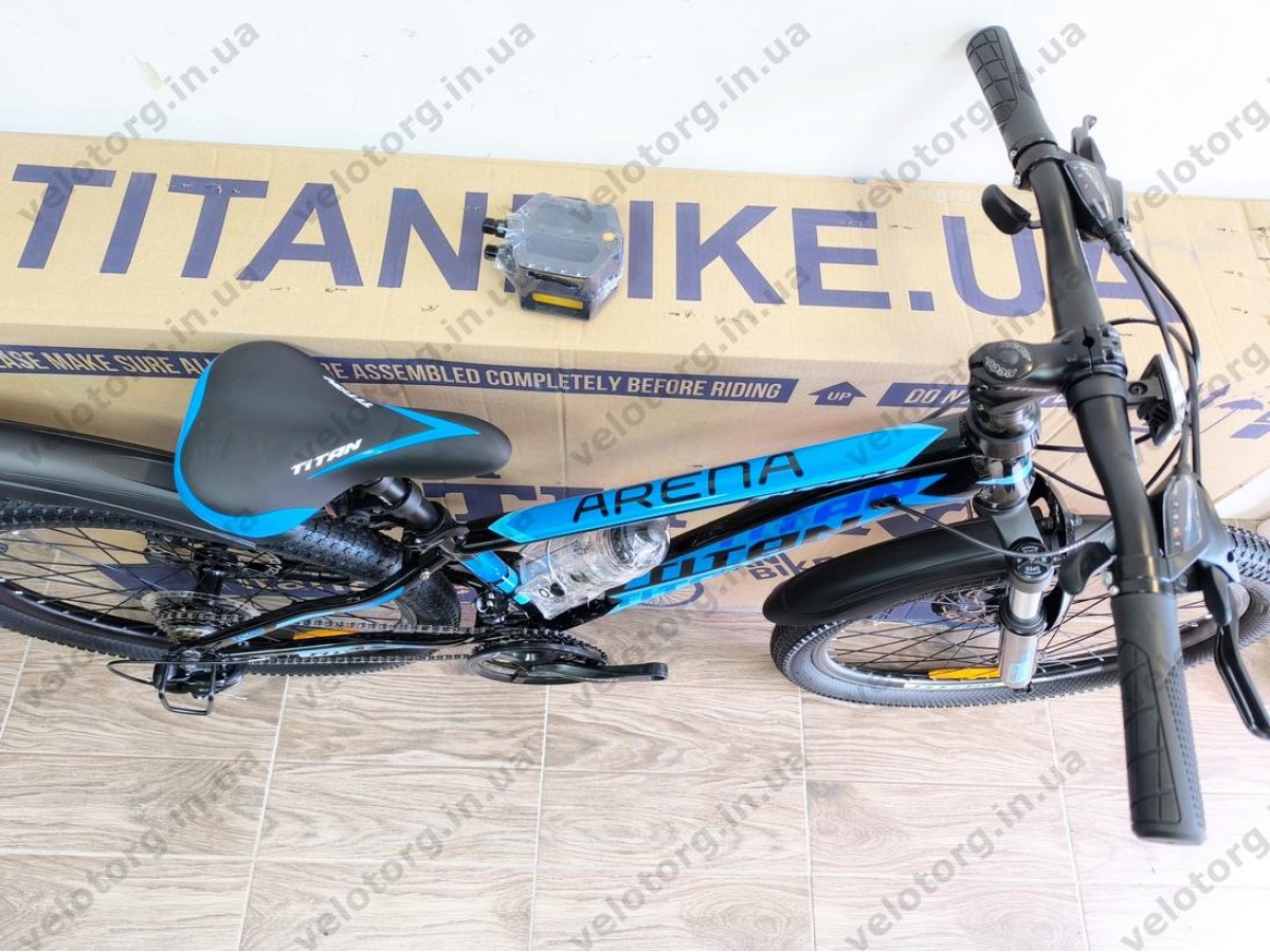 Велосипед Titan 24″ Arena 2025 рама 12″ black-blue