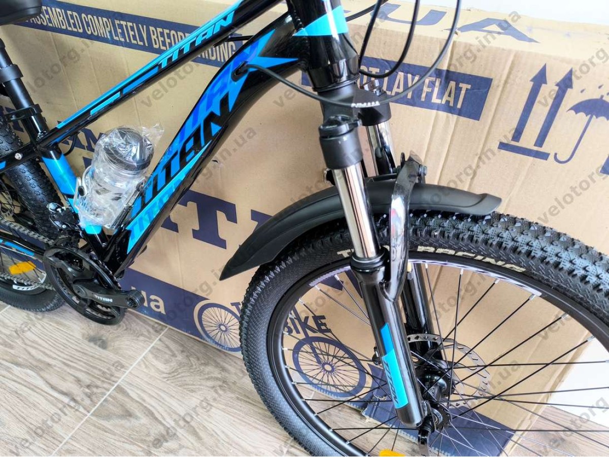 Велосипед Titan 24″ Arena 2025 рама 12″ black-blue