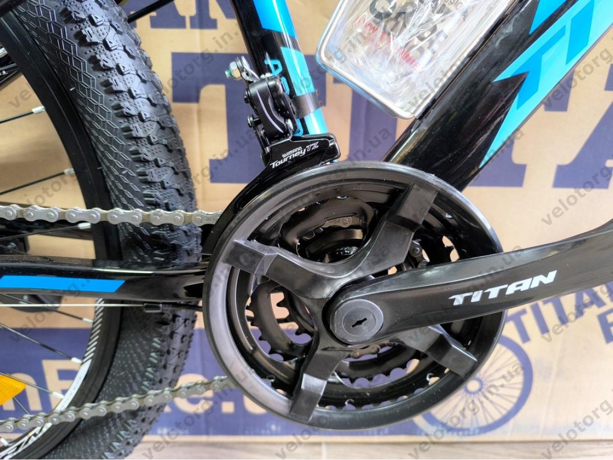 Велосипед Titan 24″ Arena 2025 рама 12″ black-blue