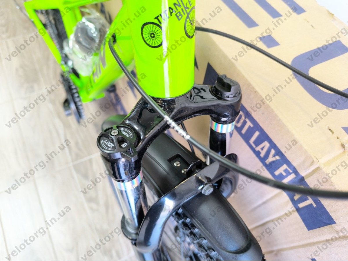 Велосипед Titan 26″ Apollo рама 13″ green-black — надійний гірський велосипед для активних поїздок БЕЗКОШТОВНА ДОСТАВКА