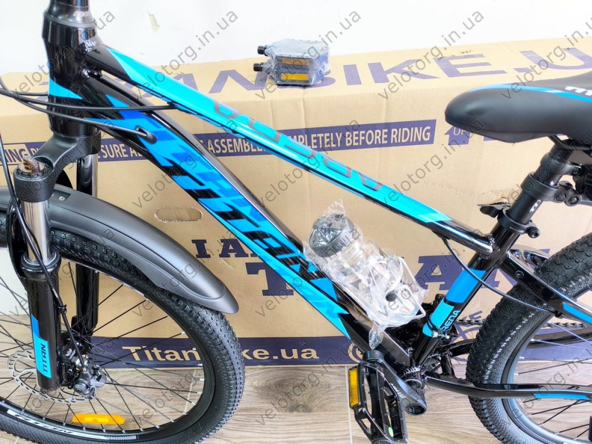 Велосипед Titan 26″ Arena 2025 рама-13″ black-blue