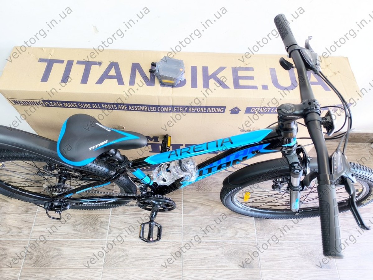 Велосипед Titan 26″ Arena 2025 рама-13″ black-blue