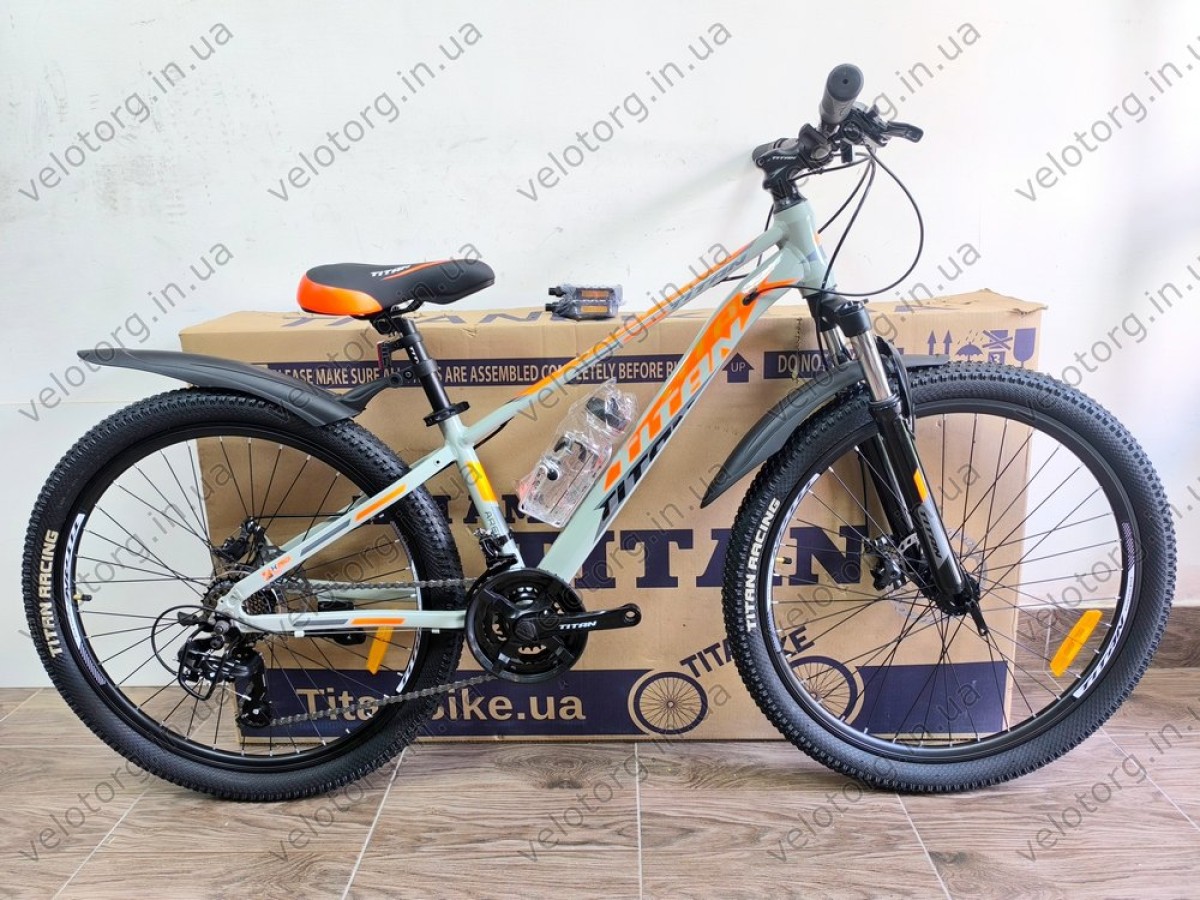 Велосипед Titan 26″ Arena 2025 рама-13″ grey-orange