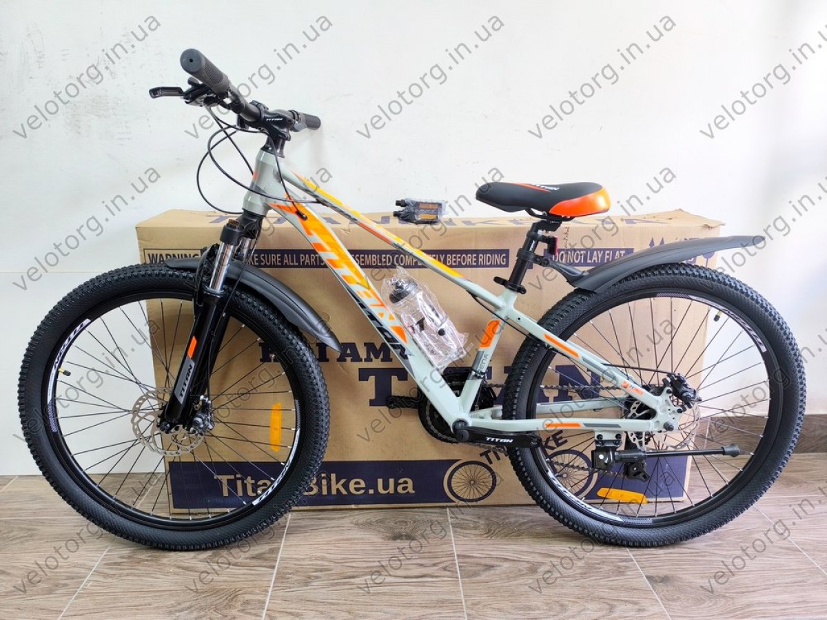 Велосипед Titan 26″ Arena 2025 рама-13″ grey-orange