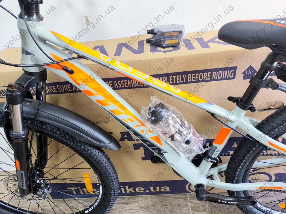 Велосипед Titan 26″ Arena 2025 рама-13″ grey-orange