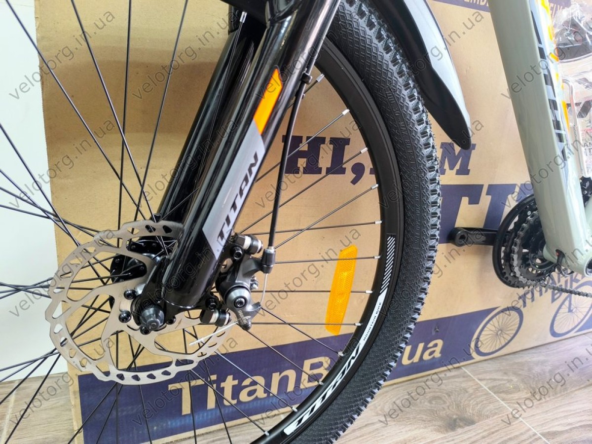 Велосипед Titan 26″ Arena 2025 рама-13″ grey-orange