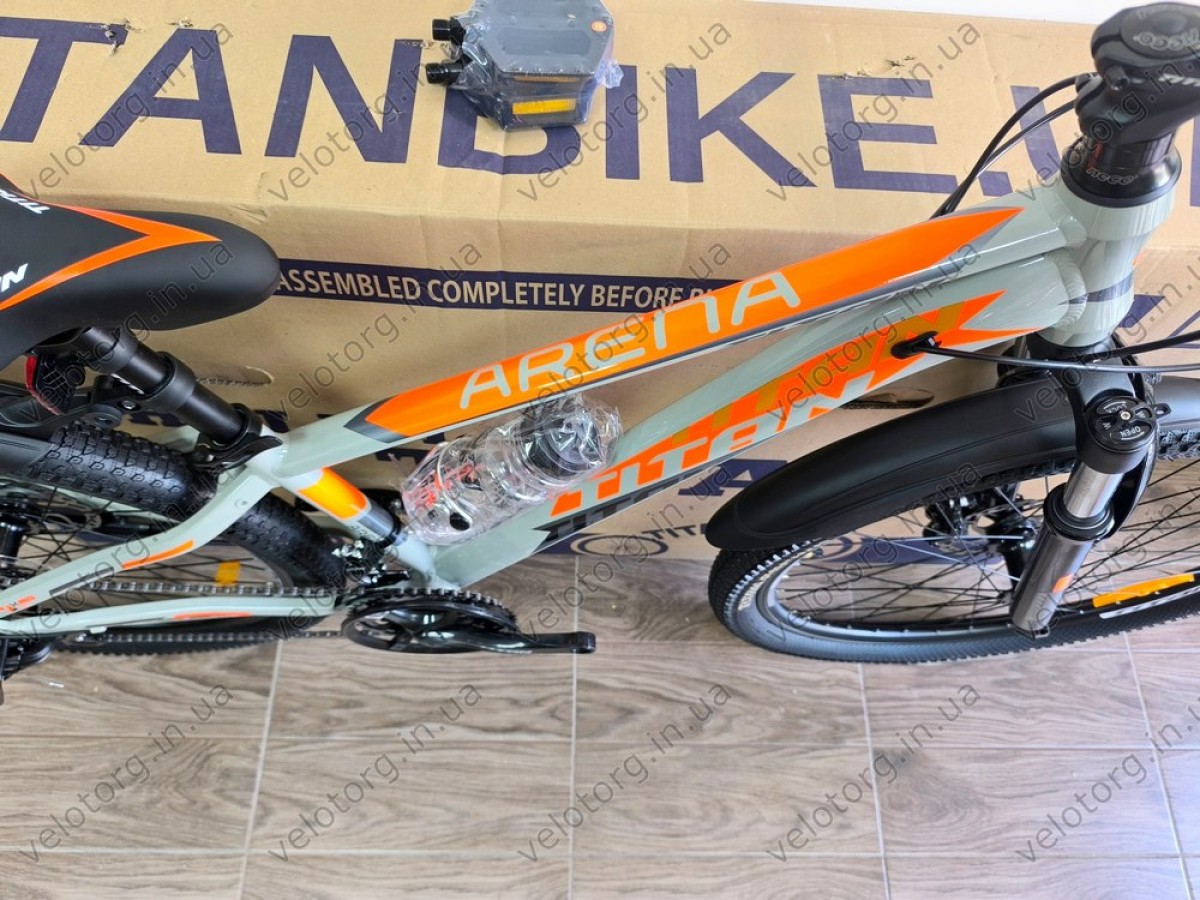 Велосипед Titan 26″ Arena 2025 рама-13″ grey-orange