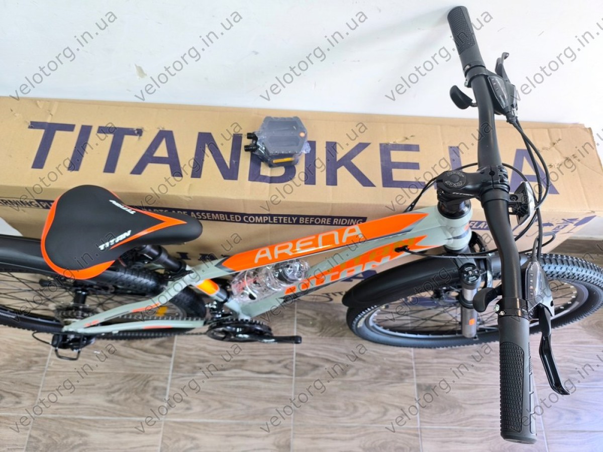 Велосипед Titan 26″ Arena 2025 рама-13″ grey-orange