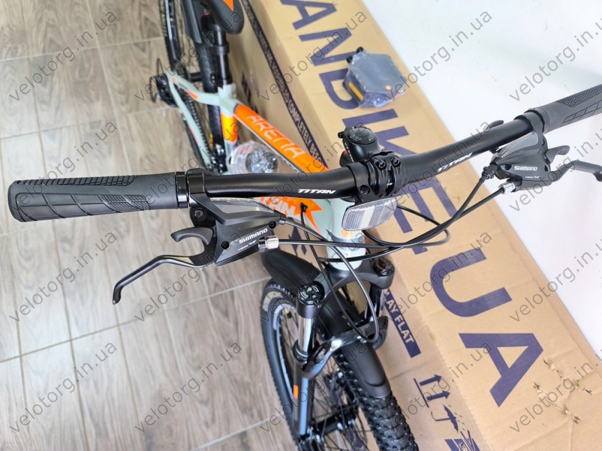 Велосипед Titan 26″ Arena 2025 рама-13″ grey-orange