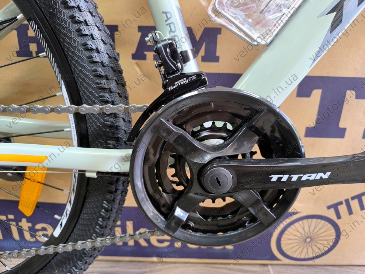 Велосипед Titan 26″ Arena 2025 рама-13″ grey-orange