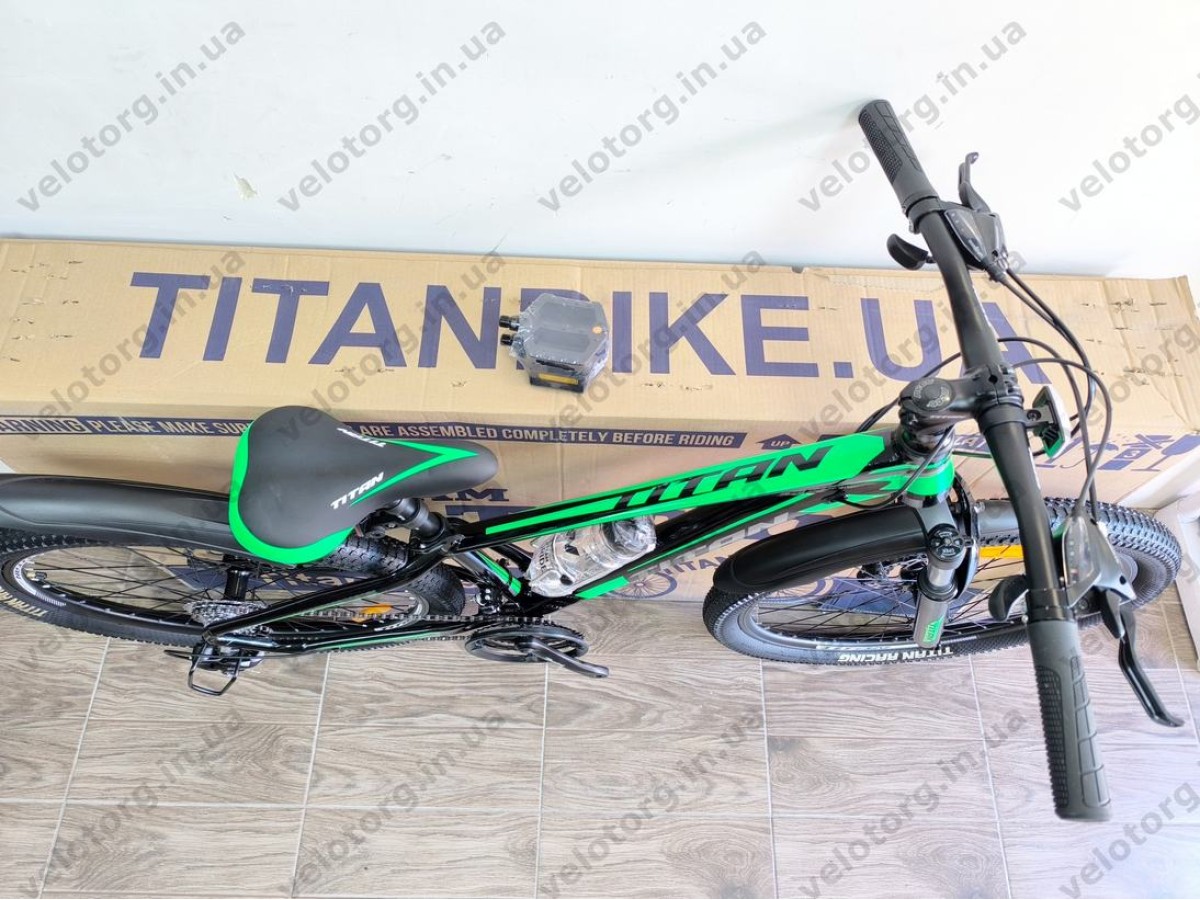 Велосипед Titan 26" FOX 2025 Рама-13" black-green